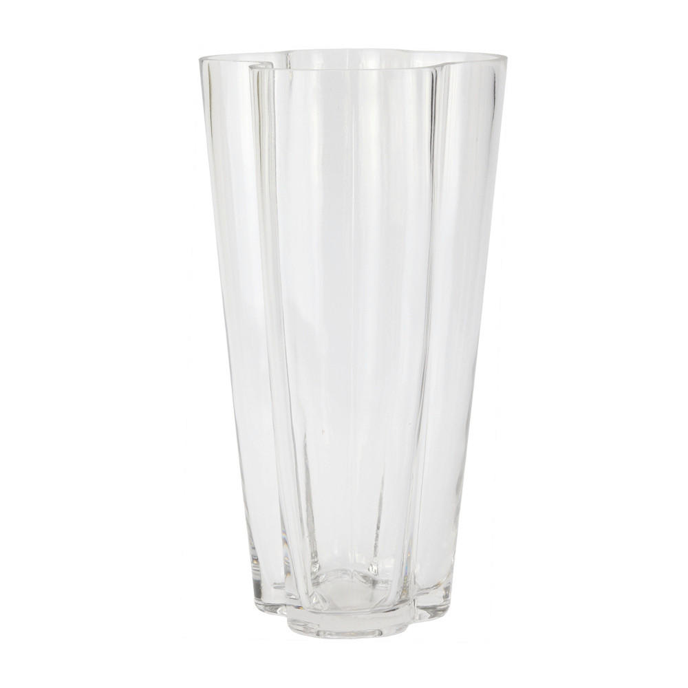 VÁZA, sklo, 25 cm - číra, Basics, sklo (15/25/15cm)