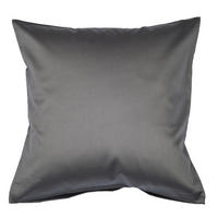 KOPFKISSENBEZUG Giacomo 80/80 cm  - Graphitfarben, Basics, Textil (80/80cm) - Janine