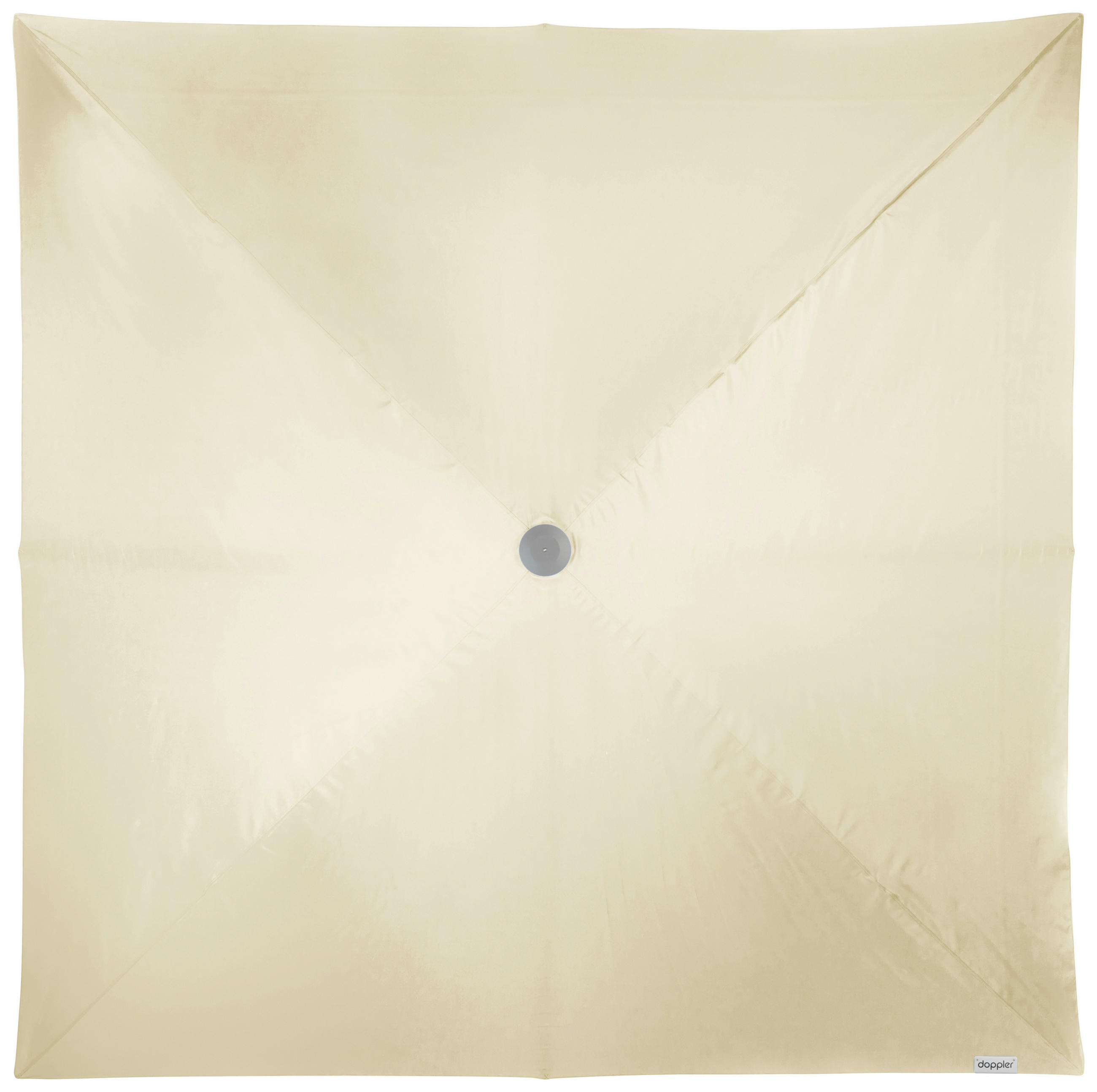 SONNENSCHIRM 400x400 cm Naturfarben  - Alufarben/Naturfarben, Basics, Textil/Metall (400/400cm) - Doppler