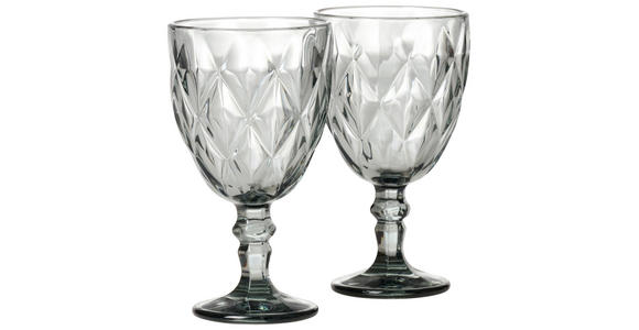 WEINGLAS 320 ml  - Grau, Basics, Glas (9/16,5cm) - Novel