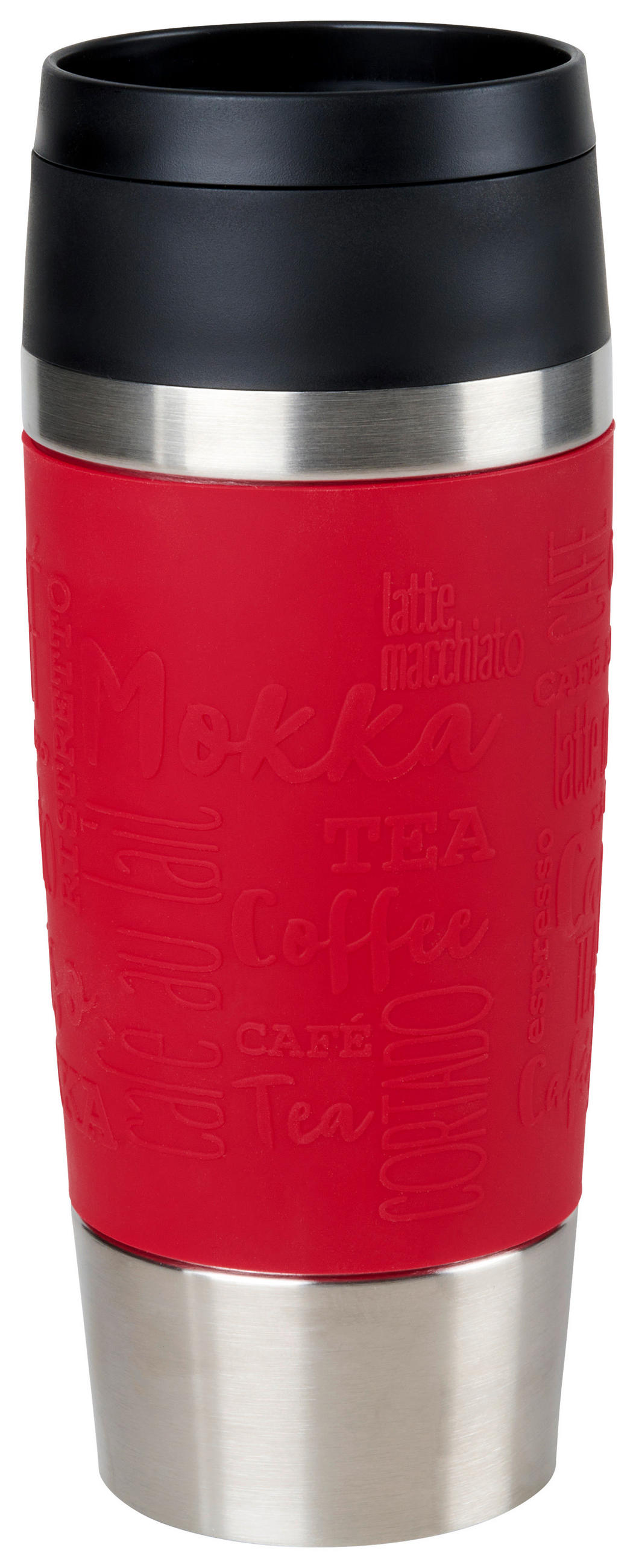 THERMOBECHER TRAVEL MUG 0,36 L  - Basics, Kunststoff/Metall (0,36l) - Emsa