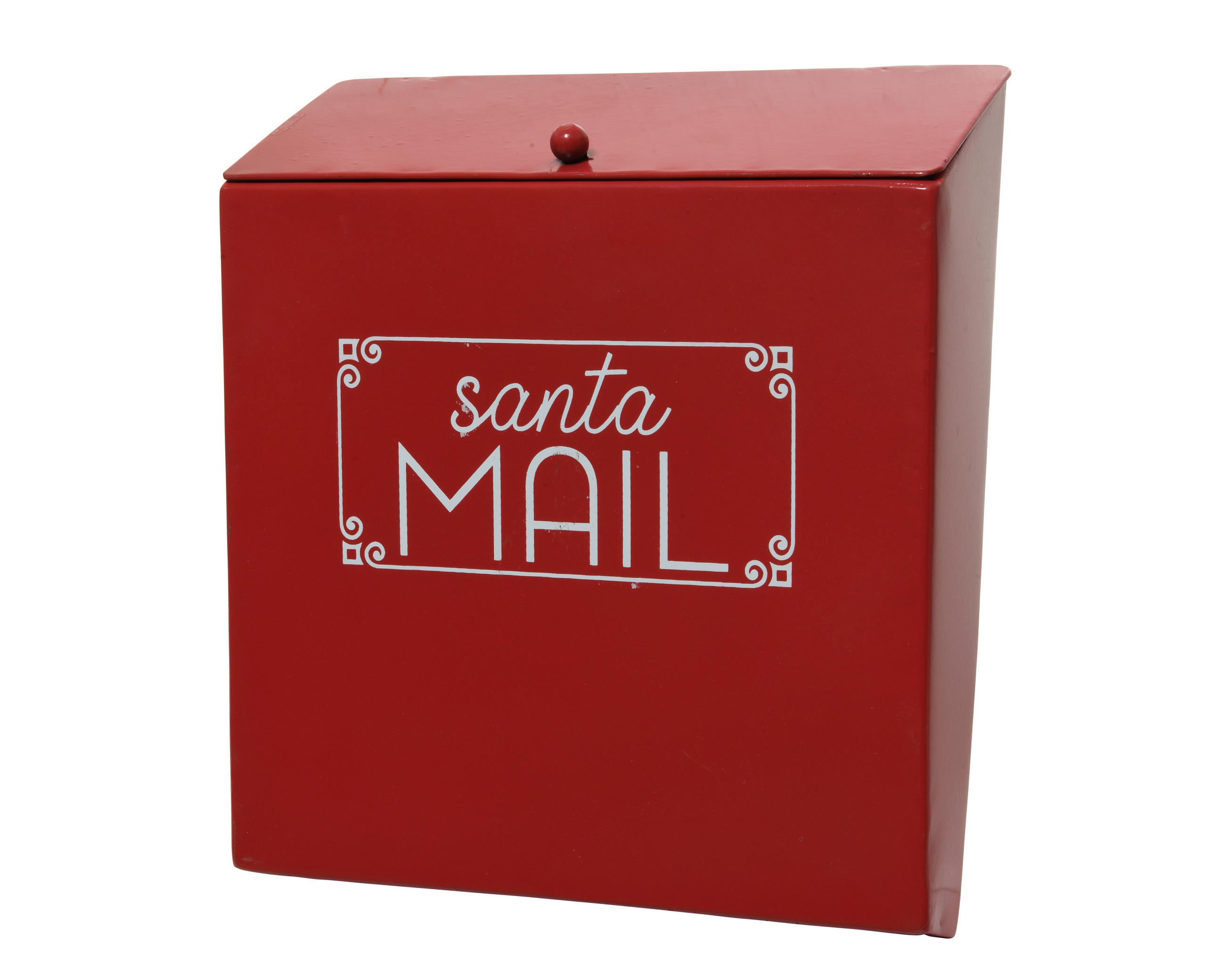 POŠTANSKO SANDUČE  crvena  metal     - crvena, Osnovno, metal (39,00/24,50/28,50cm) - X-Mas