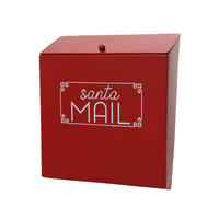 POŠTANSKO SANDUČE  crvena  metal     - crvena, Osnovno, metal (39,00/24,50/28,50cm) - X-Mas