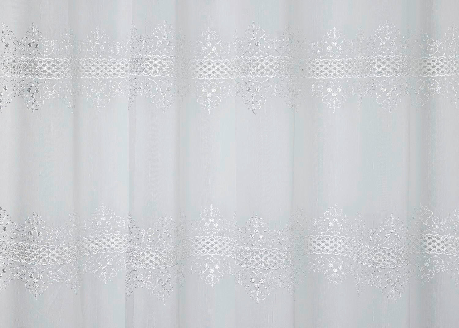 TKANINA ZA ZAVJESE bijela - bijela, Basics, tekstil (295cm)