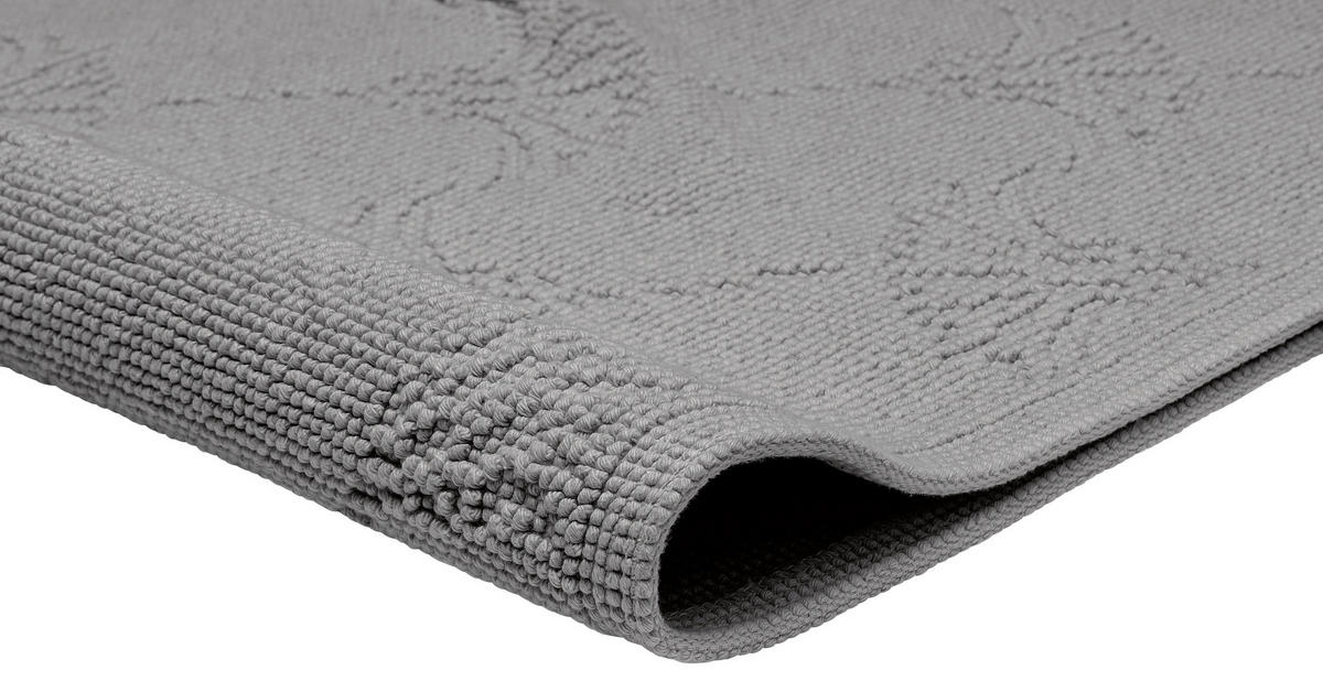 BADTEPPICH Grau 50/70 cm  - Grau, Design, Textil (50/70cm) - Joop!