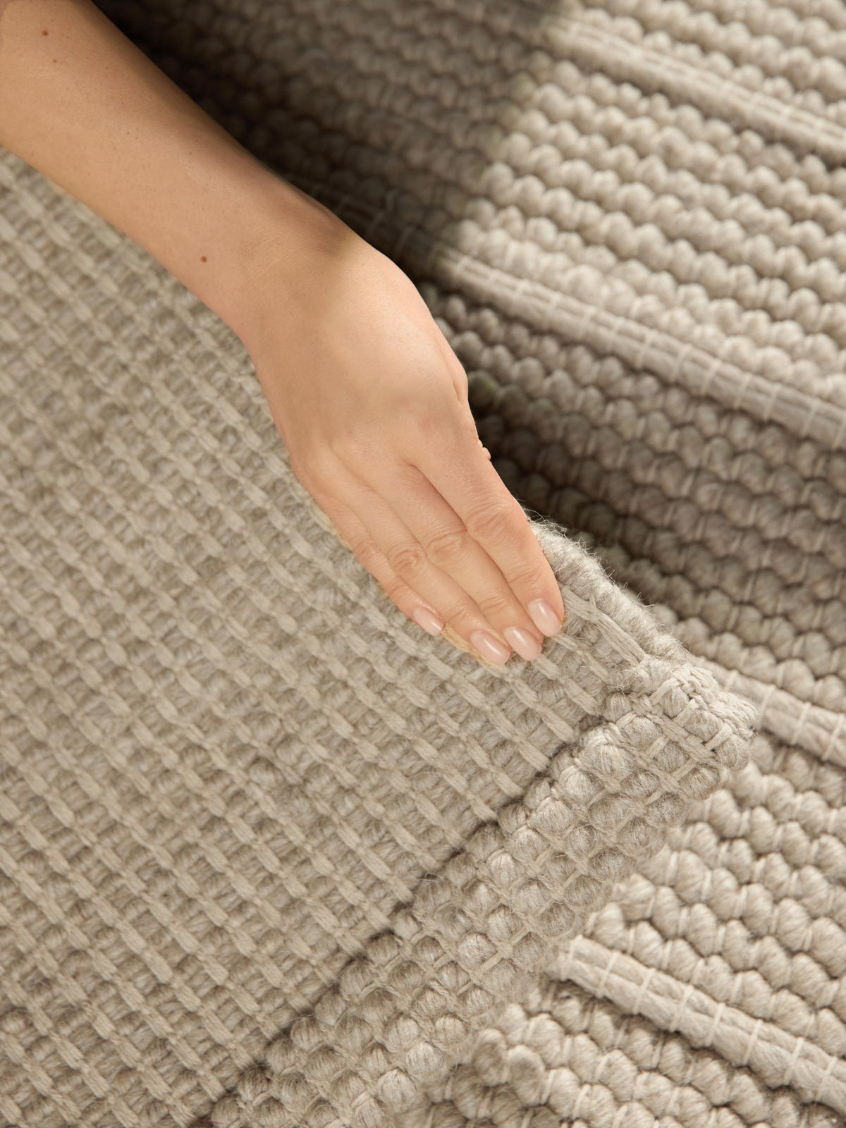 WOLLTEPPICH 80/150 cm Camden Beige rechteckig  - Beige, Basics, Textil (80/150cm) - Ted Baker