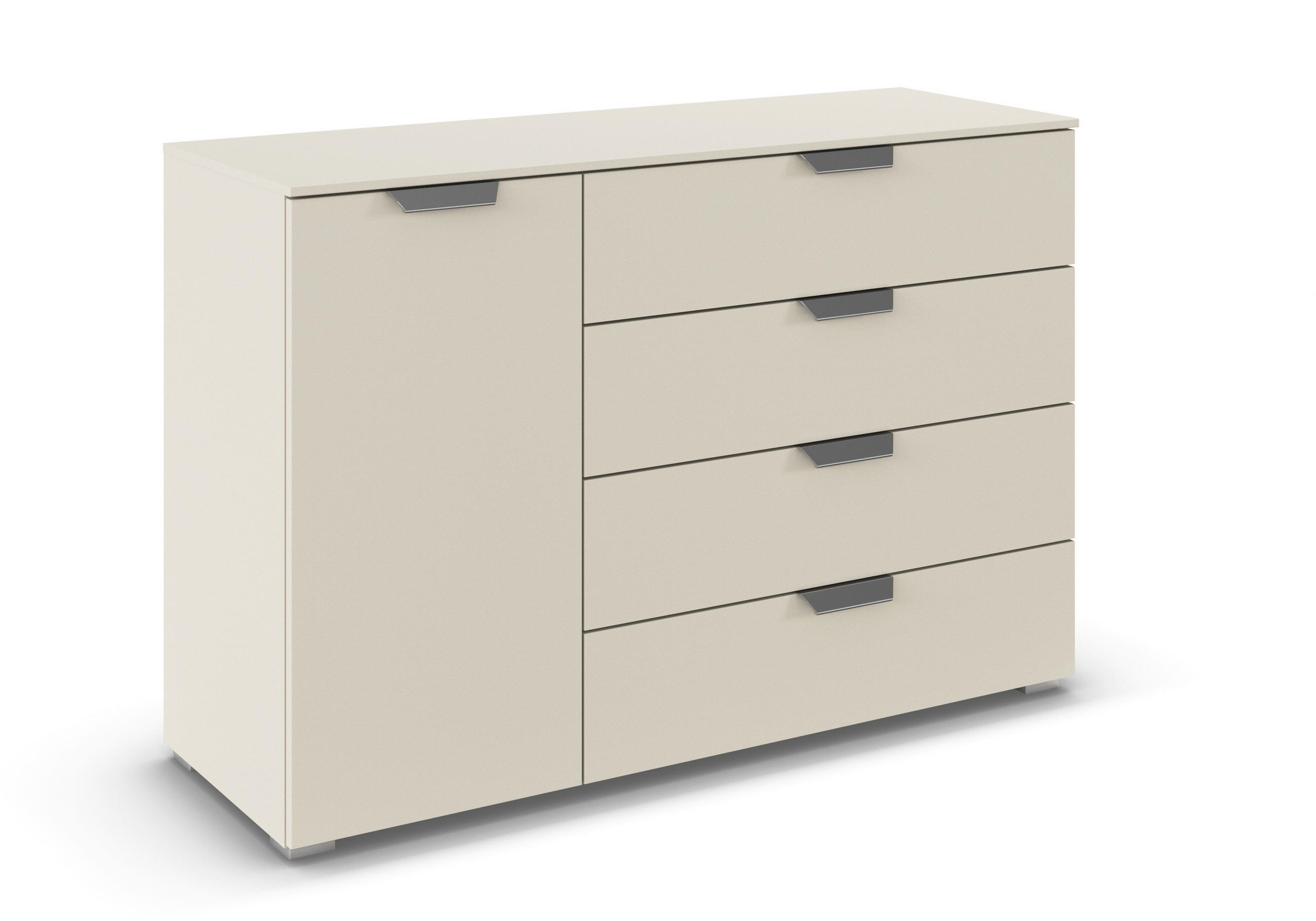 KOMMODE  in 120/81/42 cm  - Chromfarben/Champagner, Design, Holzwerkstoff/Metall (120/81/42cm) - Carryhome