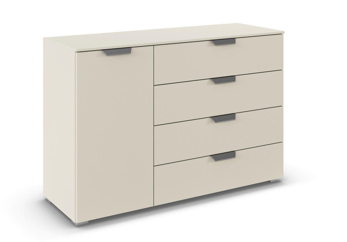 KOMMODE  in 120/81/42 cm  - Chromfarben/Champagner, Design, Holzwerkstoff/Metall (120/81/42cm) - Carryhome