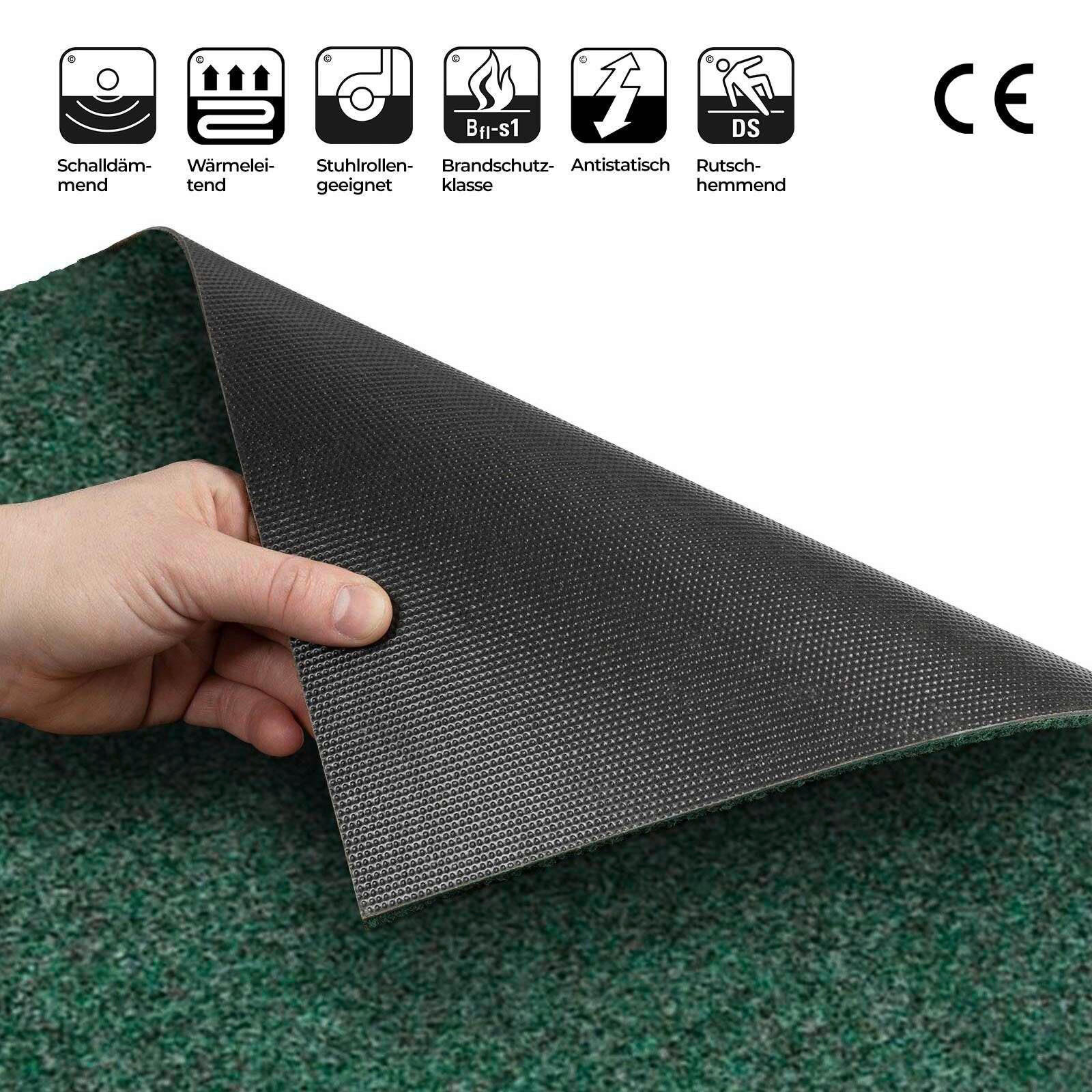 TEPPICHFLIESE - Braun, Basics, Kunststoff/Textil (50/50cm) - Esposa