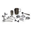 KAFFEESET 23-teilig  - Schwarz, Basics, Metall - Echtwerk