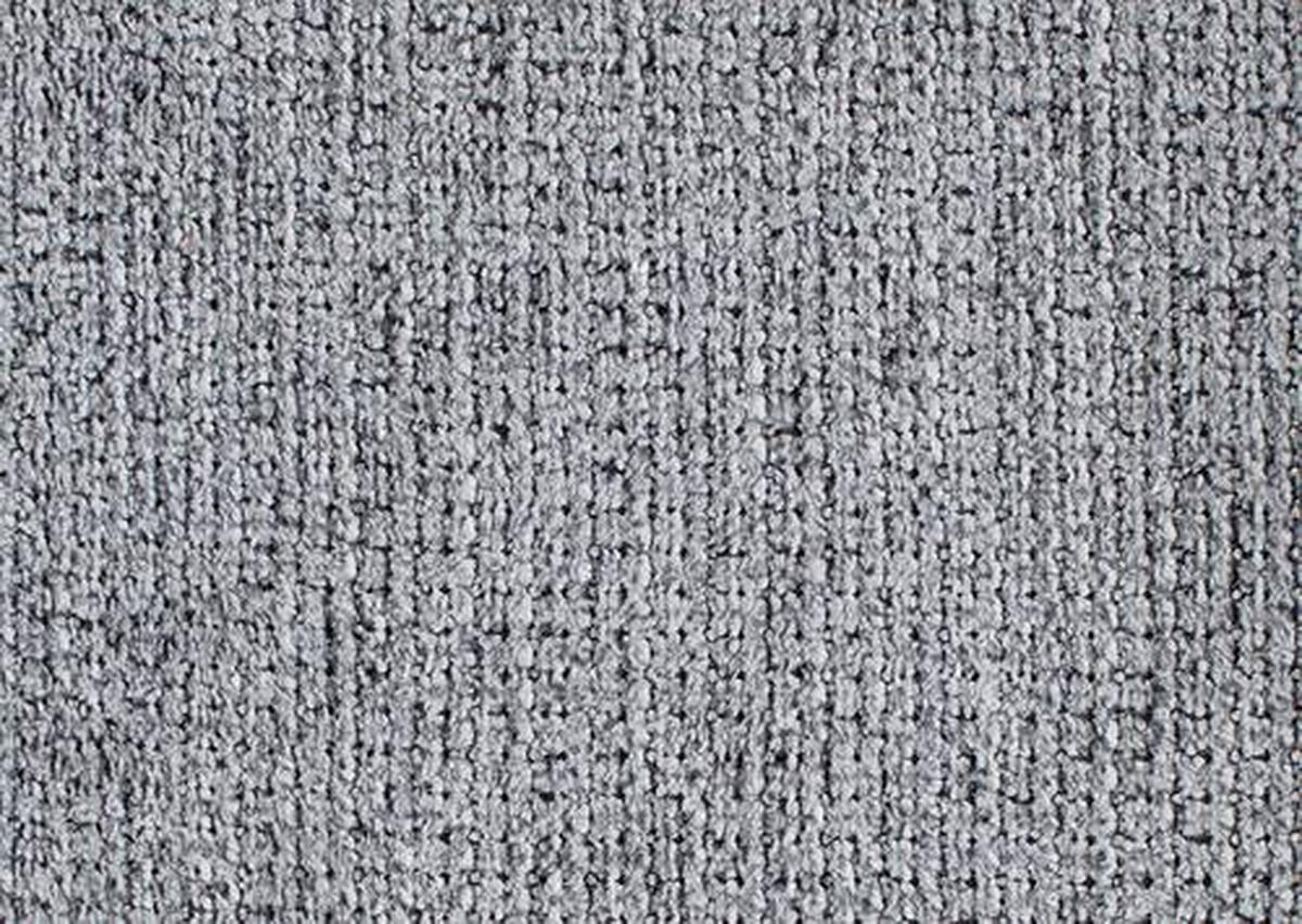 ECKSOFA in Webstoff Grau  242/210 cm  - Schwarz/Grau, KONVENTIONELL, Textil/Metall (242/210cm) - Beldomo Style