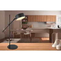 TISCHLEUCHTE - Schwarz, Basics, Metall (42/16/50cm) - Globo