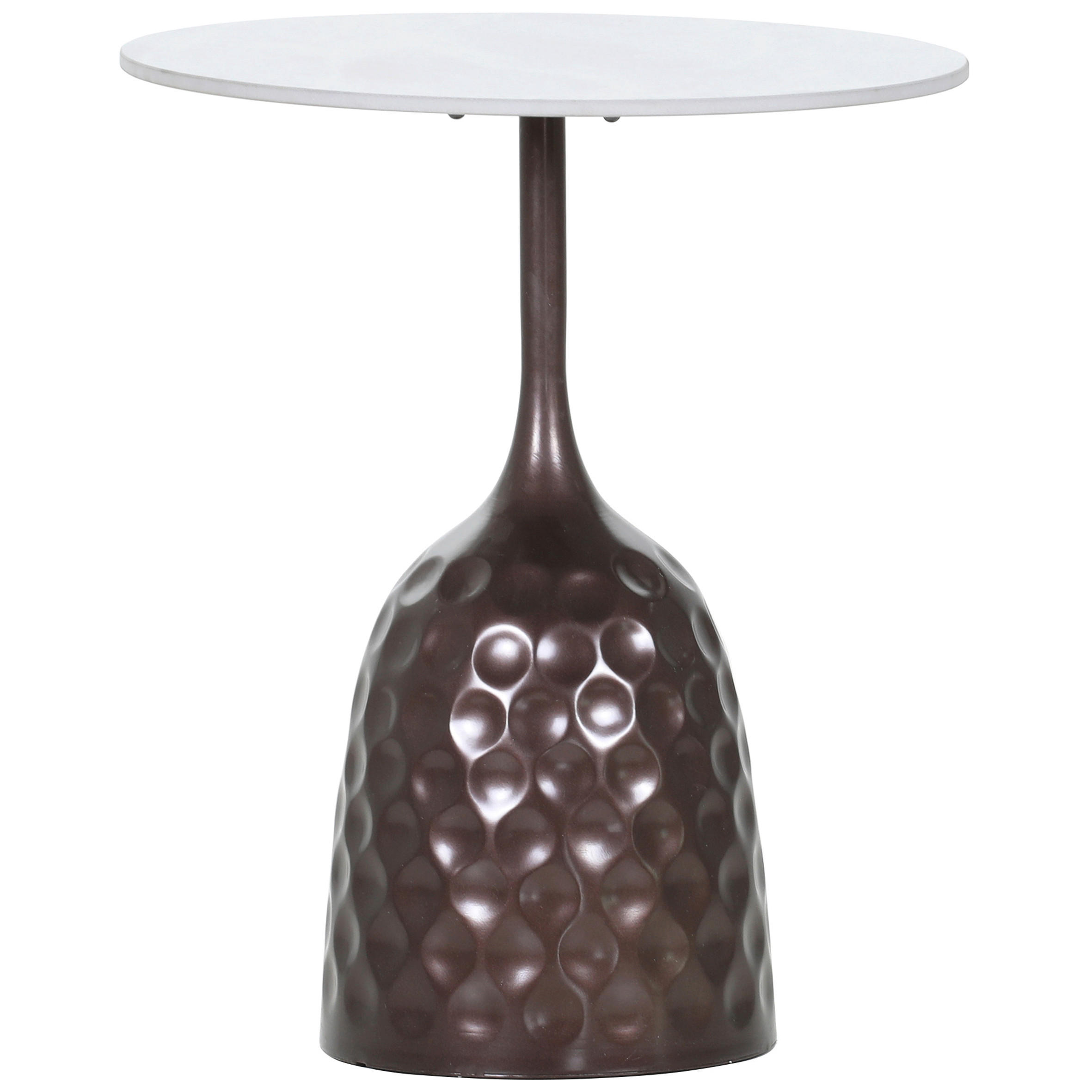 SOFFBORD i sten 50/54 cm  - grå/mörkbrun, Design, metall/sten (50/54cm) - Belluti