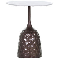 SOFFBORD i sten 50/54 cm  - grå/mörkbrun, Design, metall/sten (50/54cm) - Belluti