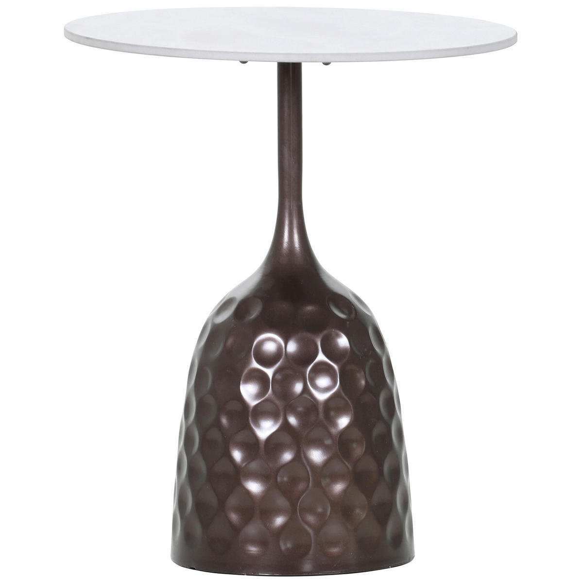 SOFFBORD i sten 50/54 cm  - grå/mörkbrun, Design, metall/sten (50/54cm) - Belluti