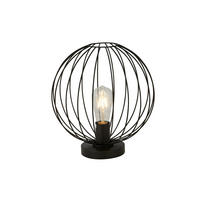 TISCHLEUCHTE Rondo 30/32,5/30 cm  - Schwarz, Design, Metall (30/32,5/30cm)