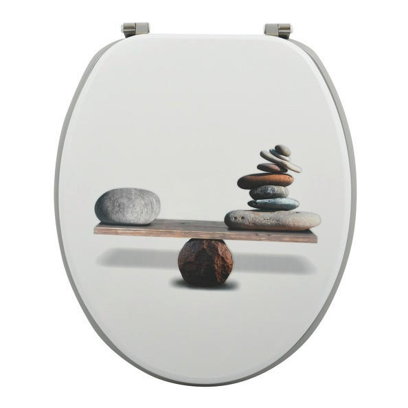 Wc-sitz Multicolor Mit Druck & Antirutschnoppen B: 37 Cm