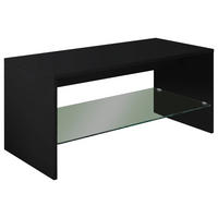 Măsuță De Cafea din material pe bază de lemn, 90/40/40 cm - negru, Modern, material pe bază de lemn (90/40/40cm) - MID.YOU