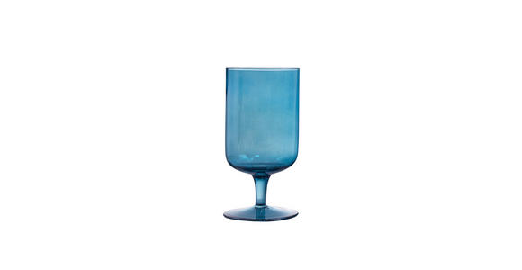 WASSERGLAS   - Blau, Trend, Glas (7,2/14,5cm) - Novel