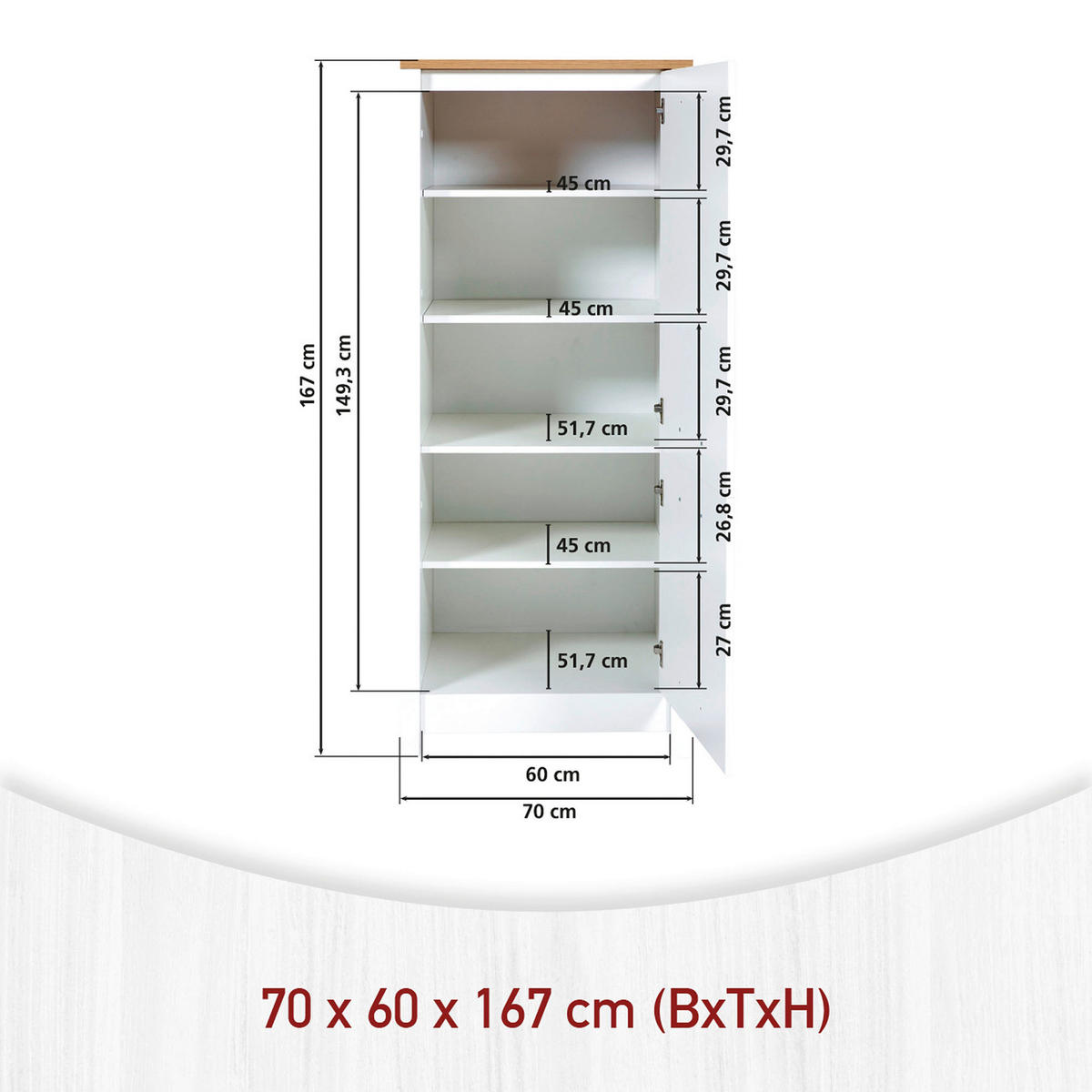 KÜCHENLEERBLOCK   in Weiß, Eiche Artisan  - Silberfarben/Weiß, MODERN, Glas/Holzwerkstoff (430/167/60cm) - home24