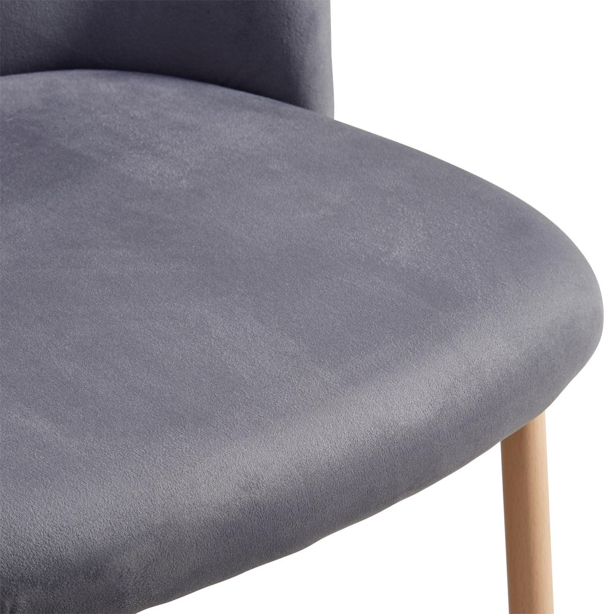 TISCHGRUPPE in Holz, Metall, Textil, Holzwerkstoff Grau, Weiß, Buchefarben  - Buchefarben/Weiß, LIFESTYLE, Holz/Holzwerkstoff (120/51/75/83/80/57cm) - Livetastic