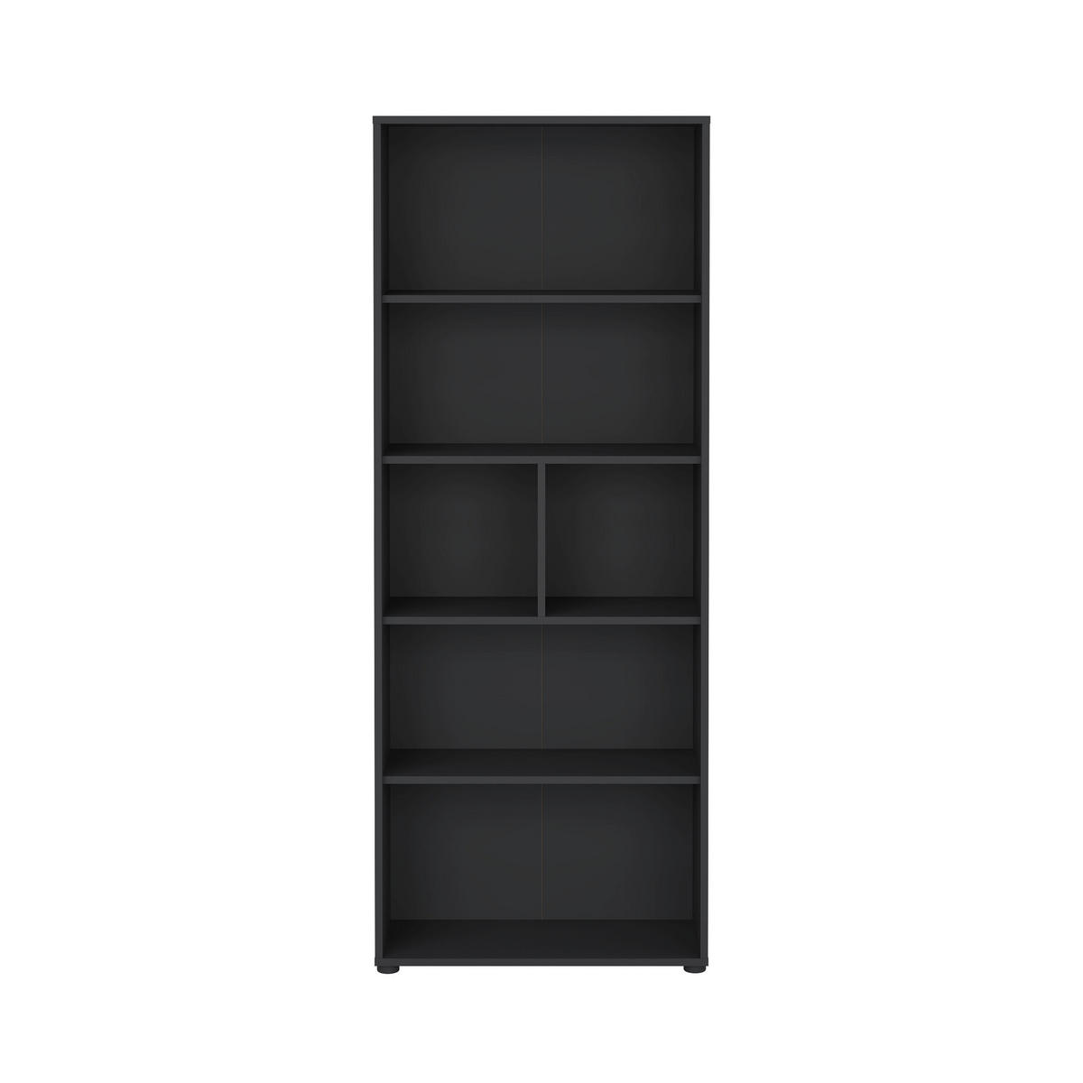 REGAL Grau  - Grau, MODERN, Holzwerkstoff (79,6/204,7/34,3cm) - MID.YOU