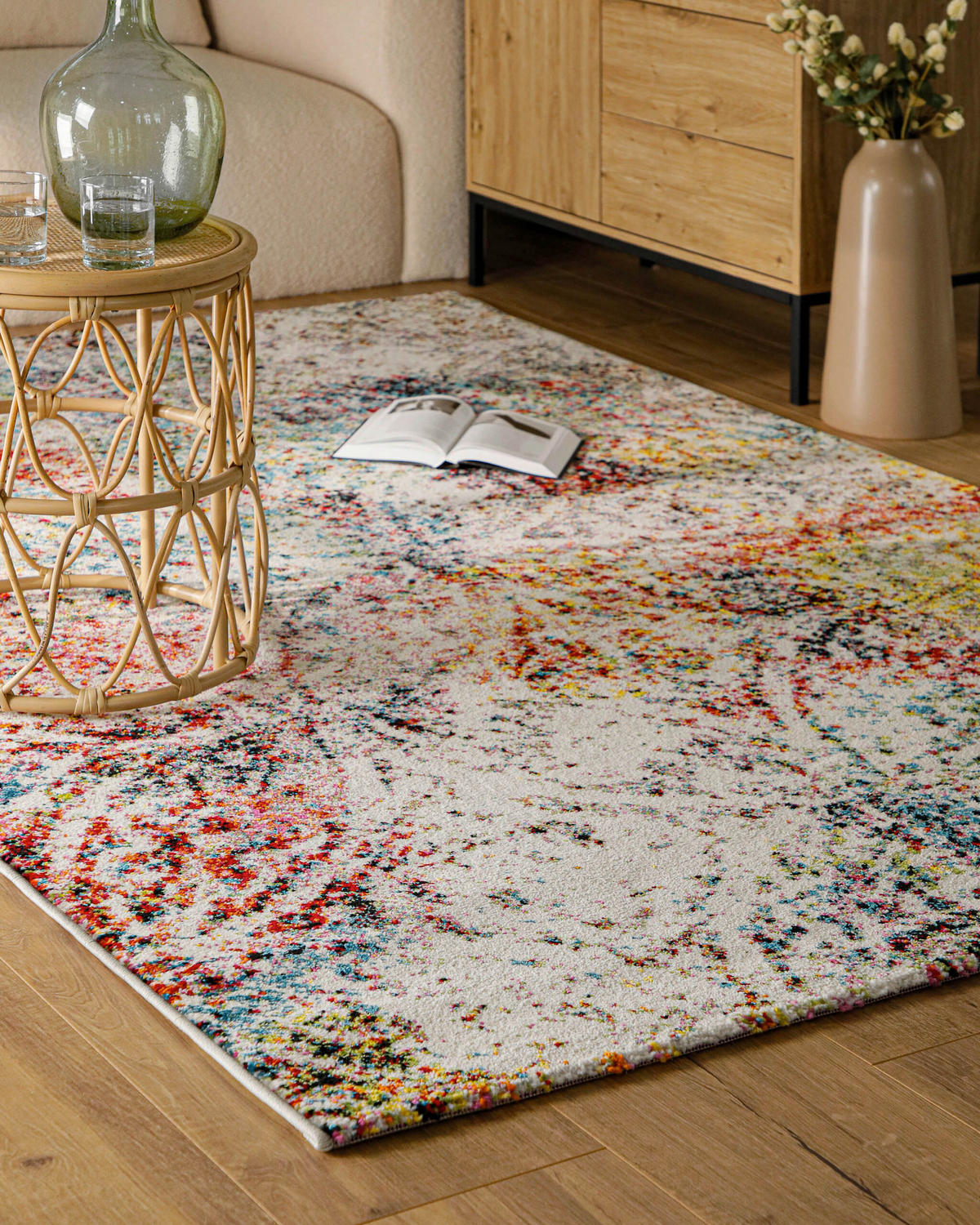 WEBTEPPICH  Wohnzimmer 120/170 cm Esprit Multicolor rechteckig  - Multicolor, Basics, Textil (120/170cm) - Esprit