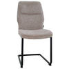 SVIKTSTOL i järn mikrofiber  - svart/taupe, Design, metall/textil (45/91/62cm) - Xora