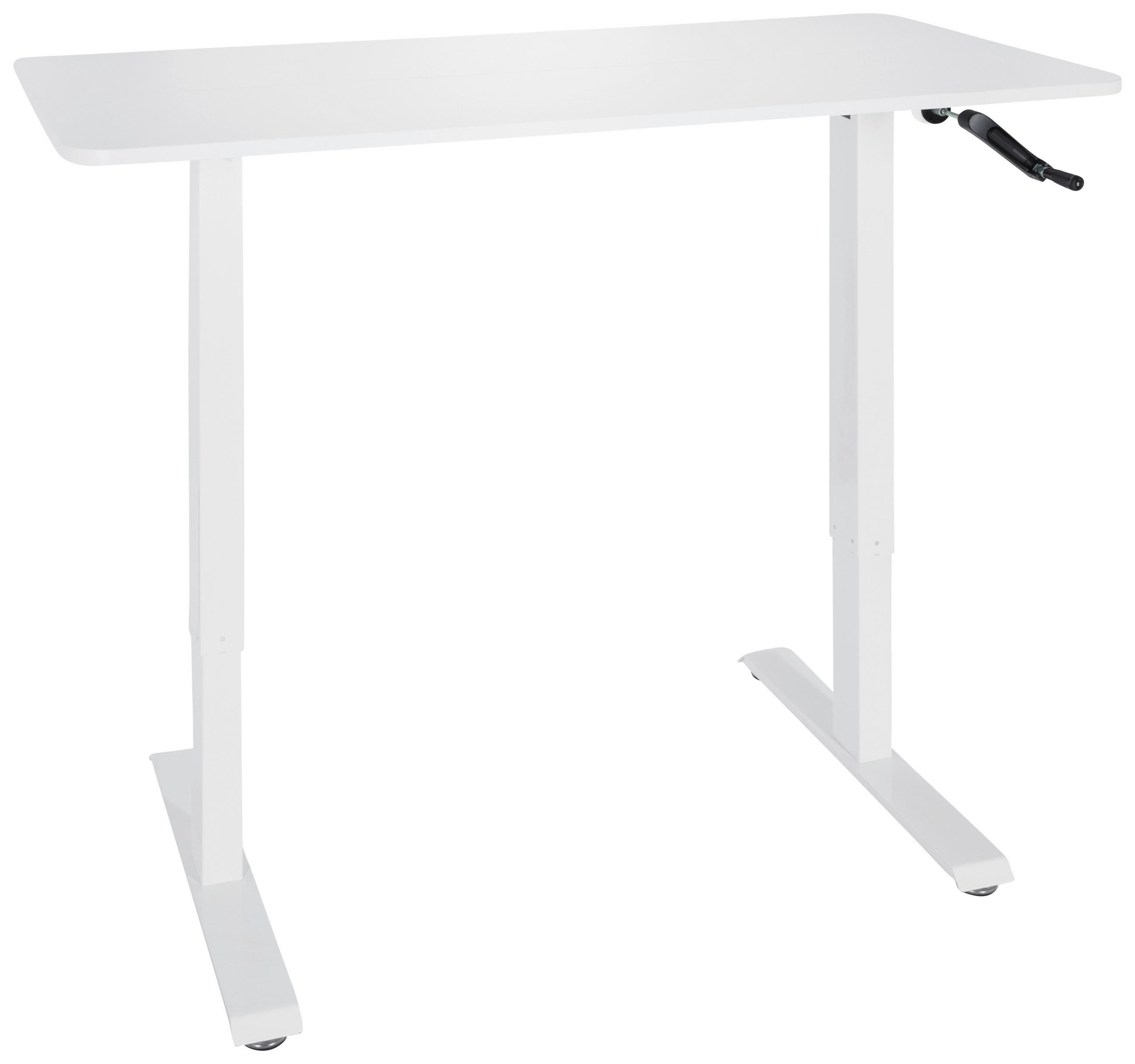 SCHREIBTISCH 120/60/74 cm  in Weiß  - Weiß, MODERN, Holzwerkstoff/Metall (120/60/74cm) - MID.YOU