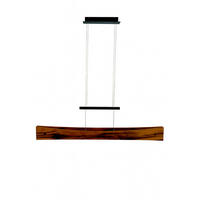 LED-HÄNGELEUCHTE 118/9/165 cm  - Eiche dunkel, Natur, Holz/Metall (118/9/165cm) - Waldwelt