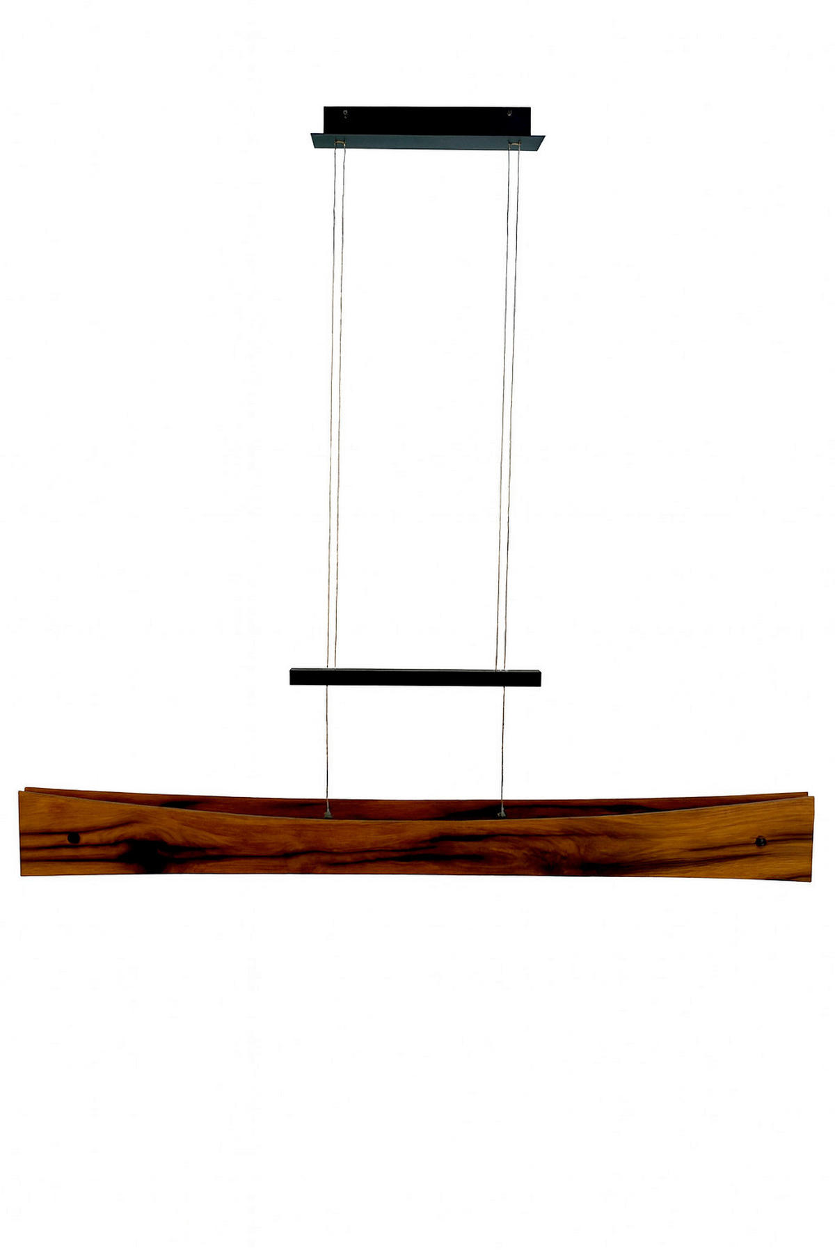 LED-HÄNGELEUCHTE 118/9/165 cm  - Eiche dunkel, Natur, Holz/Metall (118/9/165cm) - Waldwelt