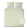 BETTWÄSCHE Satin 200/200 cm  - Salbeigrün, Design, Textil (200/200cm) - Florella