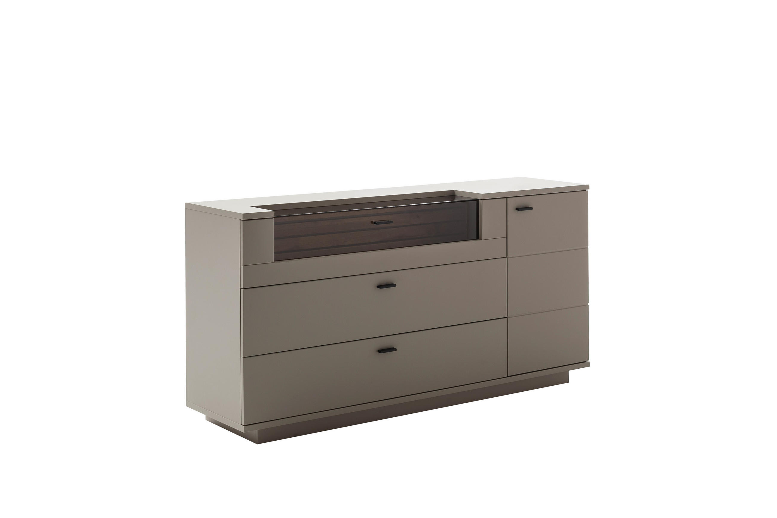 SIDEBOARD  165/84/44 cm 2 Schublade(n)  - Anthrazit/Eiche Wotan, Design, Holzwerkstoff/Metall (165/84/44cm) - Livetastic