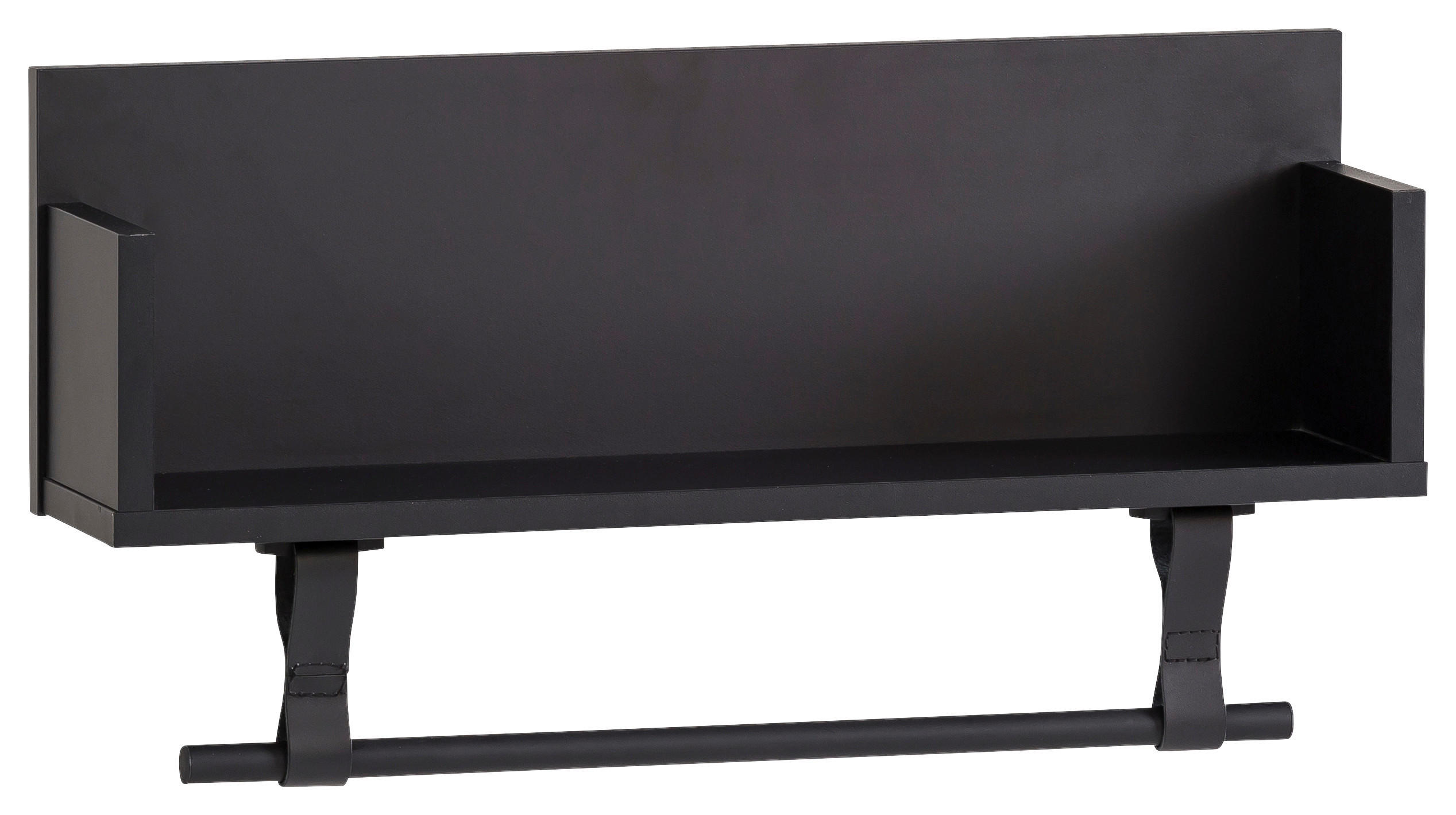 WANDREGAL 59,8/315/135 cm  - Schwarz, Design, Holzwerkstoff (59,8/315/135cm) - MID.YOU