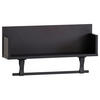 WANDREGAL 59,8/315/135 cm  - Schwarz, Design, Holzwerkstoff (59,8/315/135cm) - MID.YOU