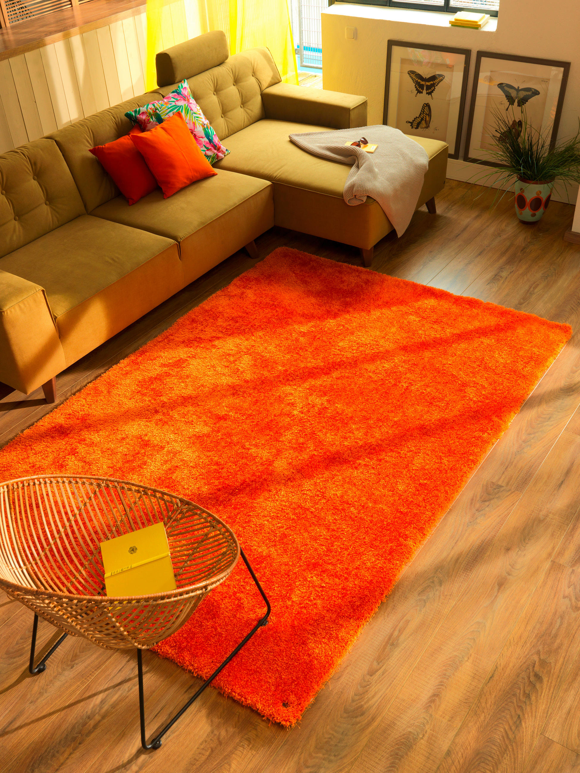TEPPICH 65/135 cm Orange  - Orange, Basics, Textil (65/135cm) - Tom Tailor