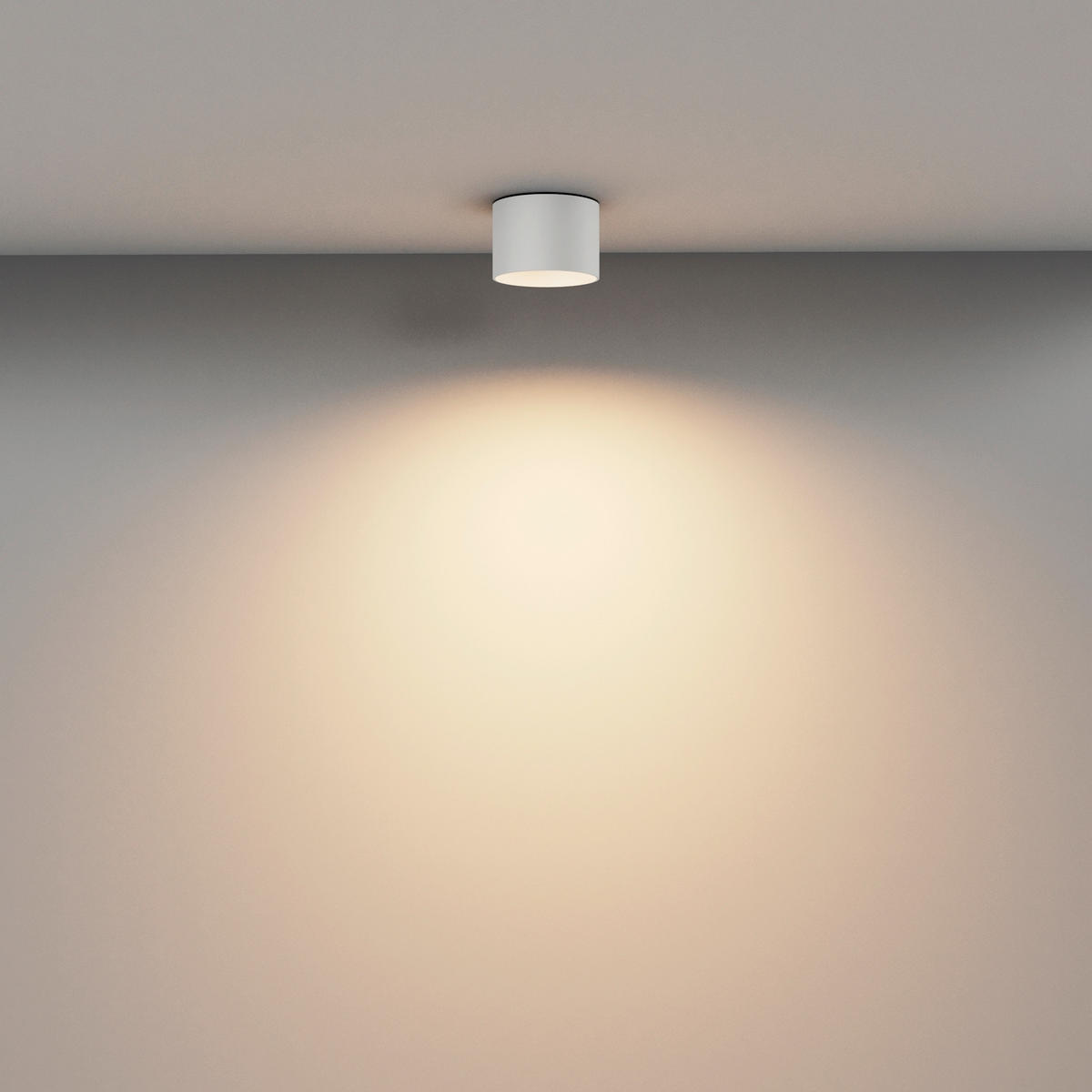 DECKENLEUCHTE  9/6 cm    - Weiss, Design, Metall (9/6cm) - MAYTONI