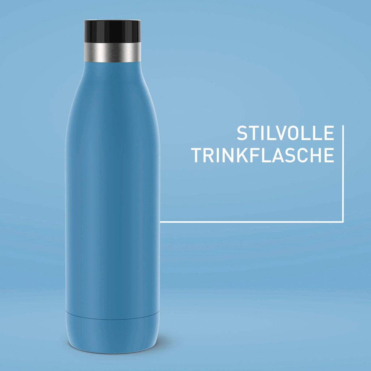 ISOLIERFLASCHE 0,7 L  - Basics, Metall (7,6/26,1/7,6cm) - Emsa
