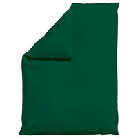 BETTDECKENBEZUG -teilig WOVEN SATIN Makosatin 155/220 cm  - Dunkelgrün, Basics, Textil (155/220cm) - Schlafgut