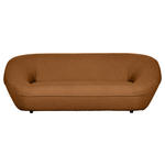 2-SITZER-SOFA in Flachgewebe Rostfarben  - Rostfarben/Schwarz, KONVENTIONELL, Kunststoff/Textil (223/79/94cm) - Carryhome