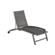 GARTENLIEGE - Anthrazit/Graphitfarben, Design, Textil/Metall (205/80/42cm) - Kettler HKS