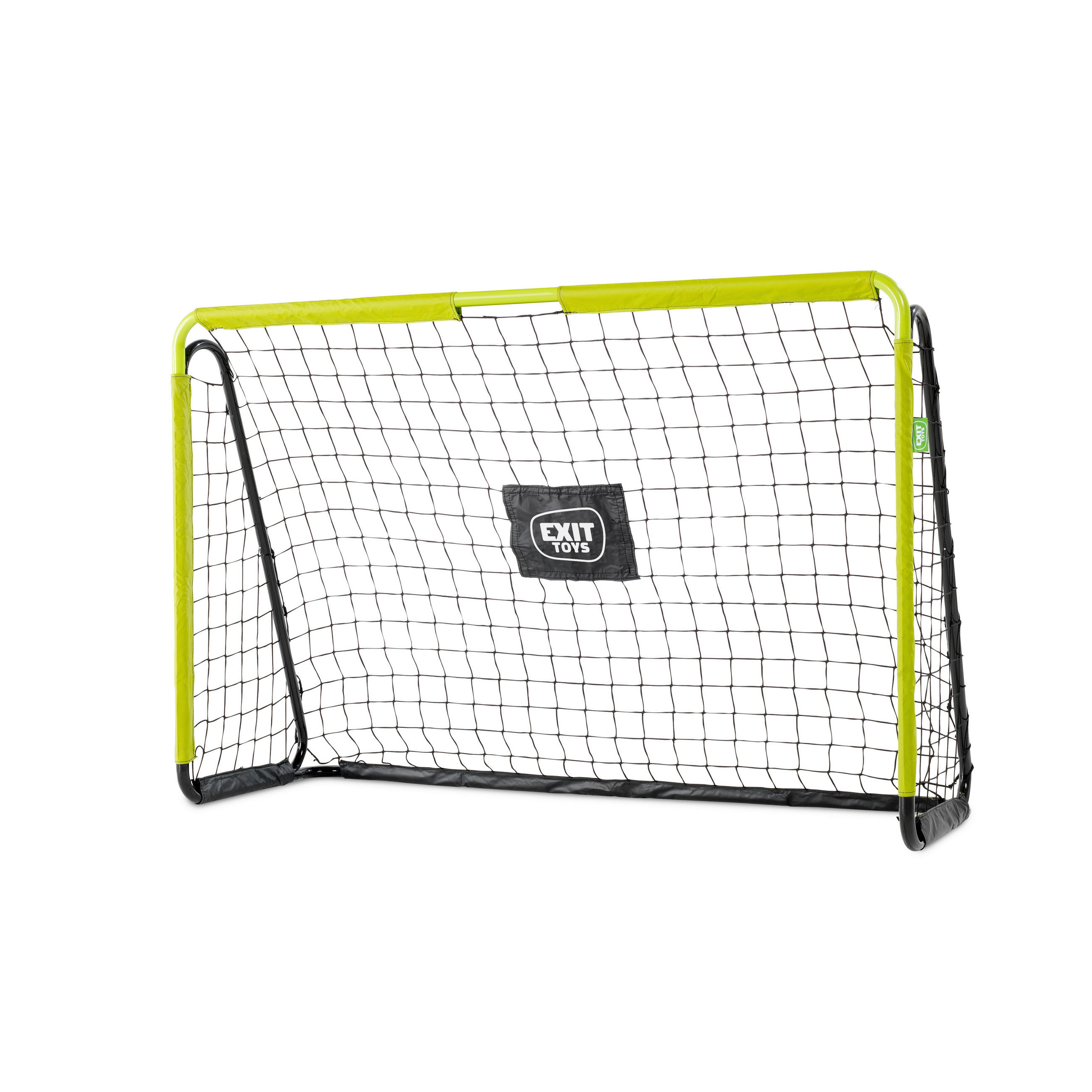 FUSSBALLTOR  - Limette/Schwarz, Konventionell, Kunststoff/Metall (184/122/60cm) - EXIT Toys