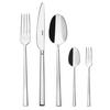 BESTECKSET ROCK 60-teilig Edelstahl  - Edelstahlfarben, Basics, Metall - Sambonet