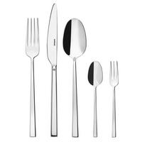 BESTECKSET ROCK  60-teilig  - Edelstahlfarben, Basics, Metall - Sambonet