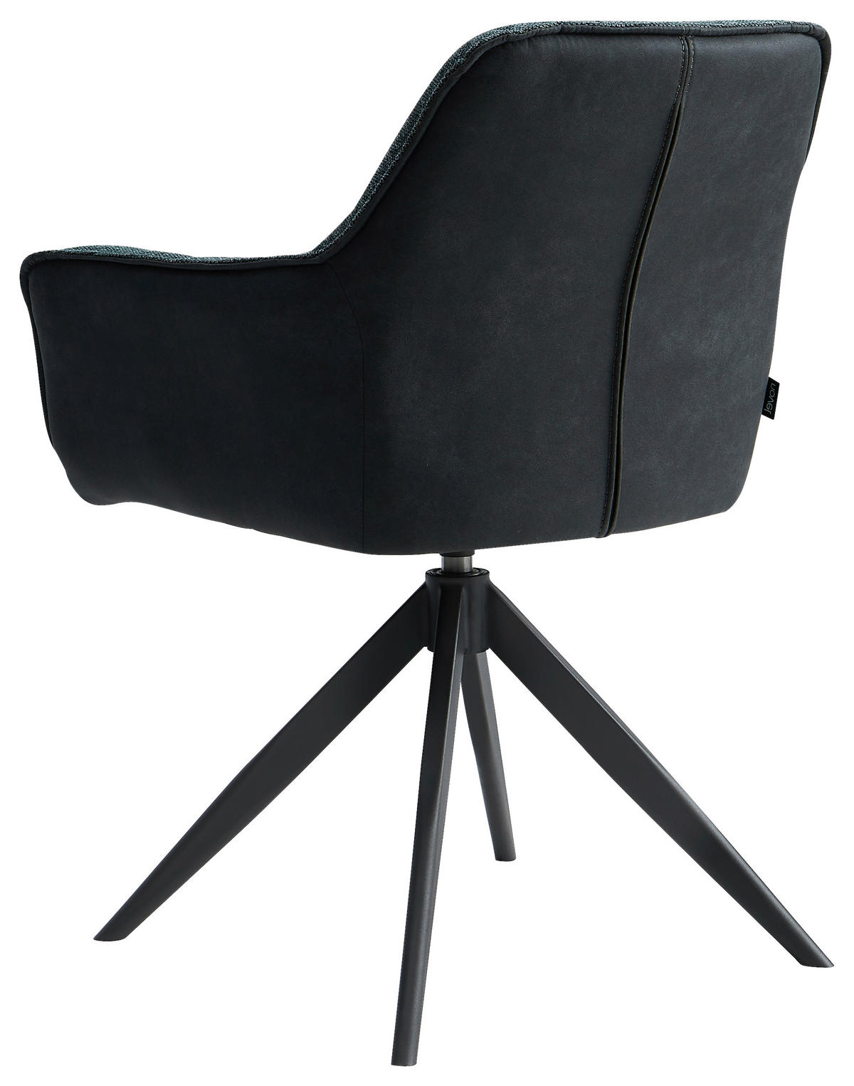 ŽIDLE S PODRUČKAMI, železo, tkaná látka, modrá, černá - modrá/černá, Design, kov/textil (61.5/83.5/63cm) - Novel