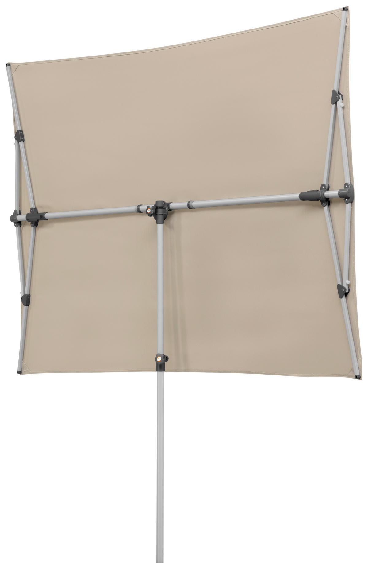 AMPELSCHIRM   - Anthrazit/Naturfarben, Basics, Textil/Metall (190/188/140cm) - Schneider