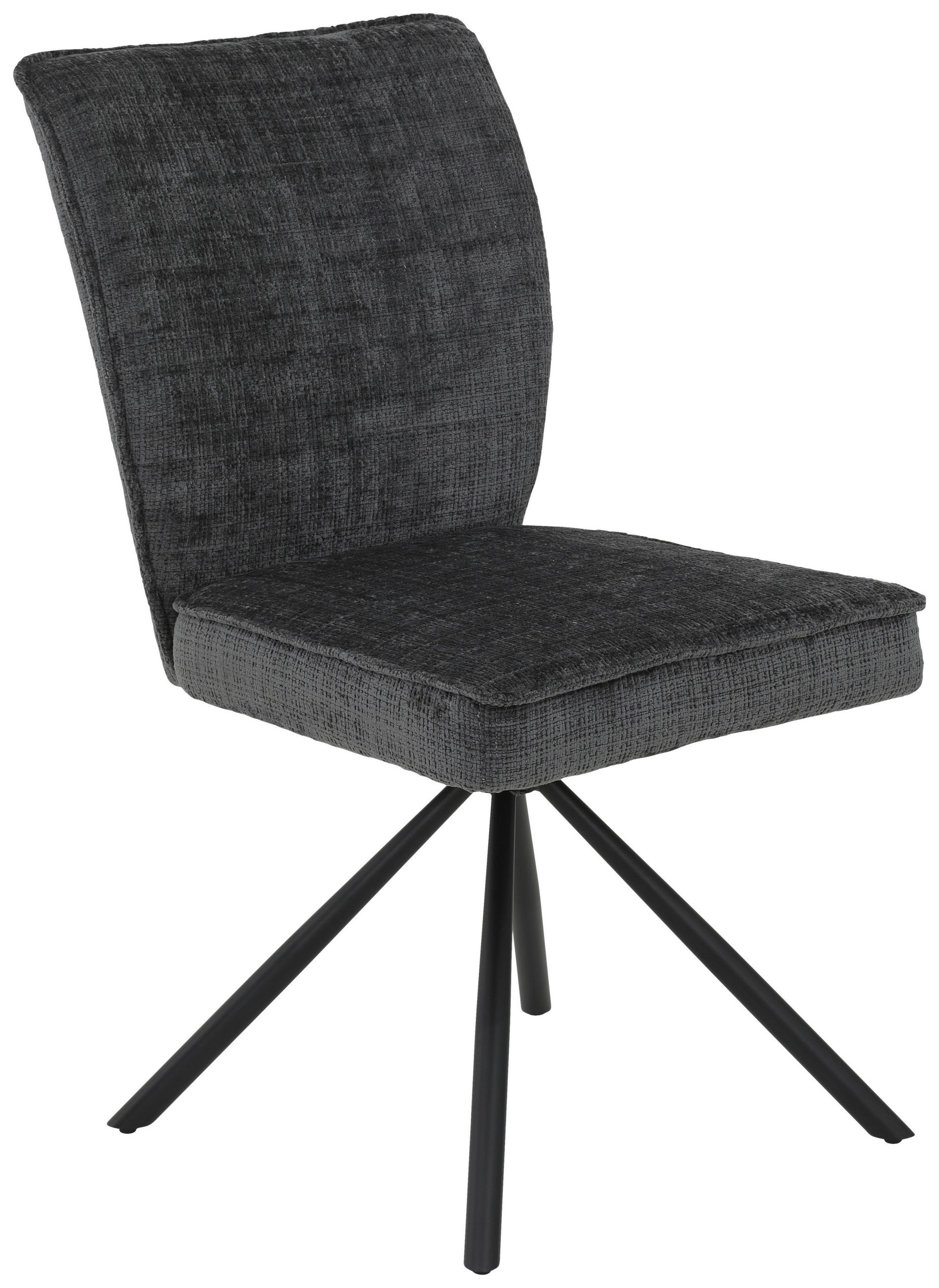 STUHL - Anthrazit, Design, Textil (68/93/65cm) - Boxxx