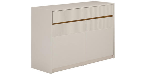 KOMMODE  in 117/80/40 cm  - Kaschmir/Eichefarben, Trend, Holzwerkstoff (117/80/40cm) - Xora