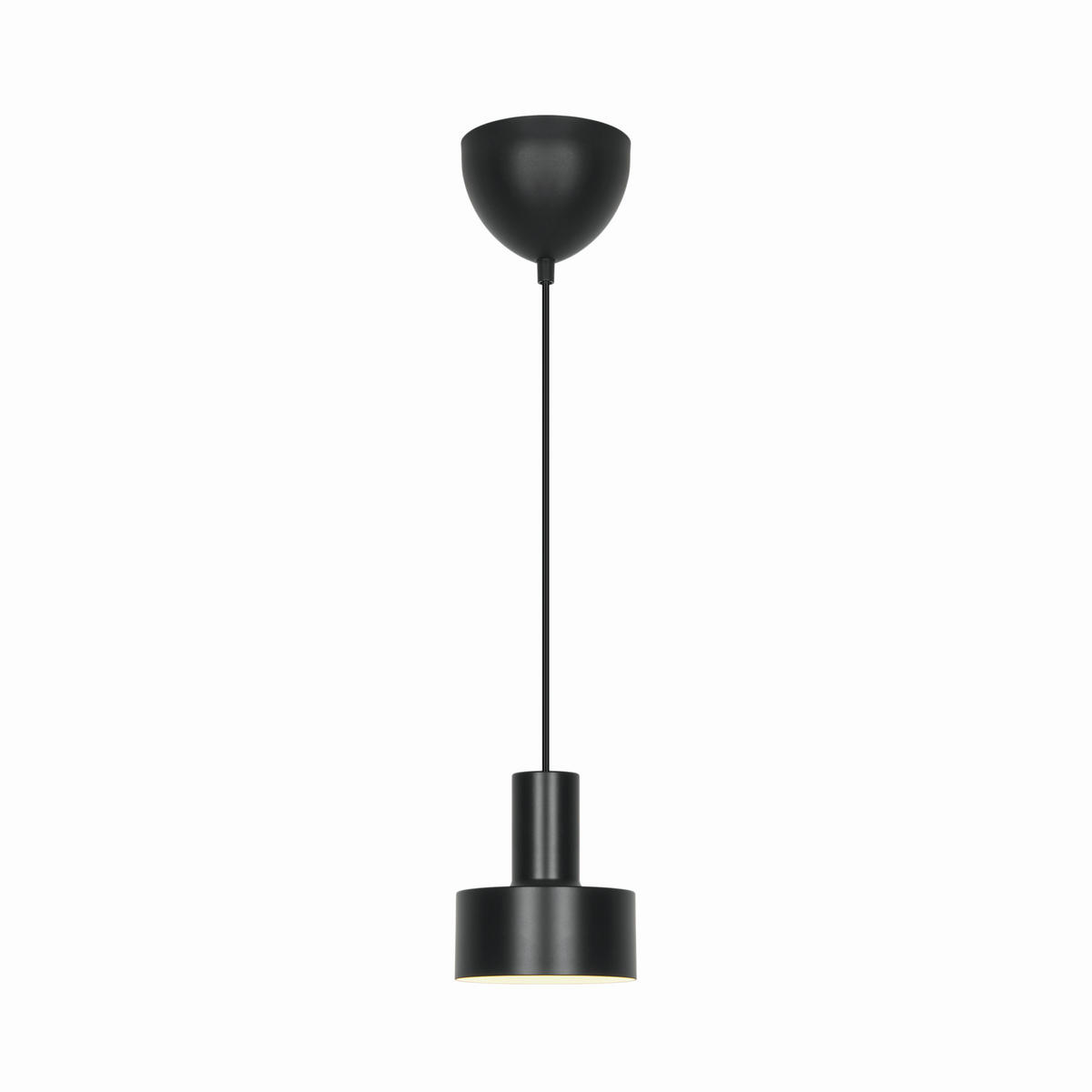 HÄNGELEUCHTE 12,5/14,5 cm   - Schwarz, Design, Metall (12,5/14,5cm) - Nordlux