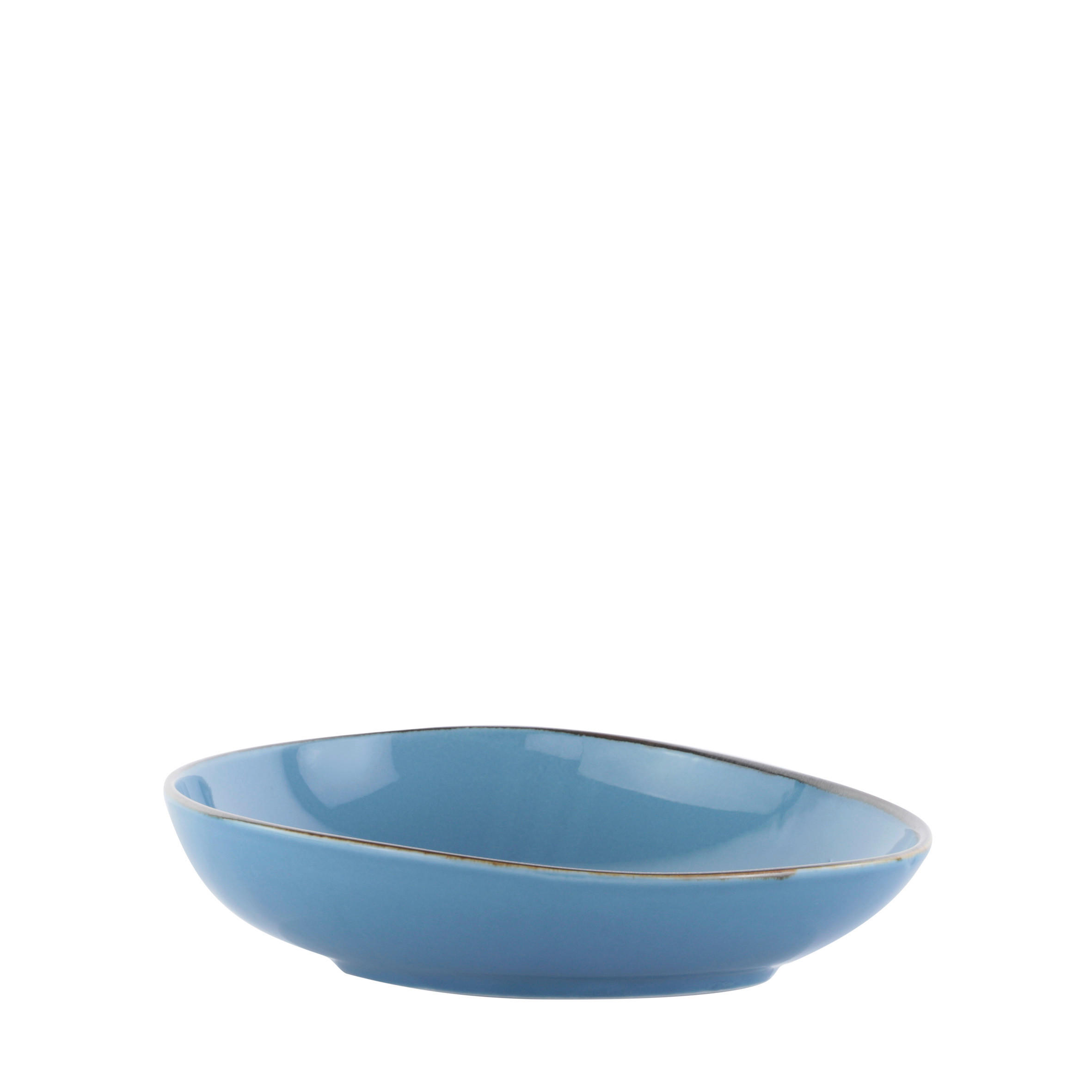 GOURMETTELLER AQUA AZZURRO   23/19,5 cm  - Blau, Trend, Keramik (23/19,5cm) - Novel